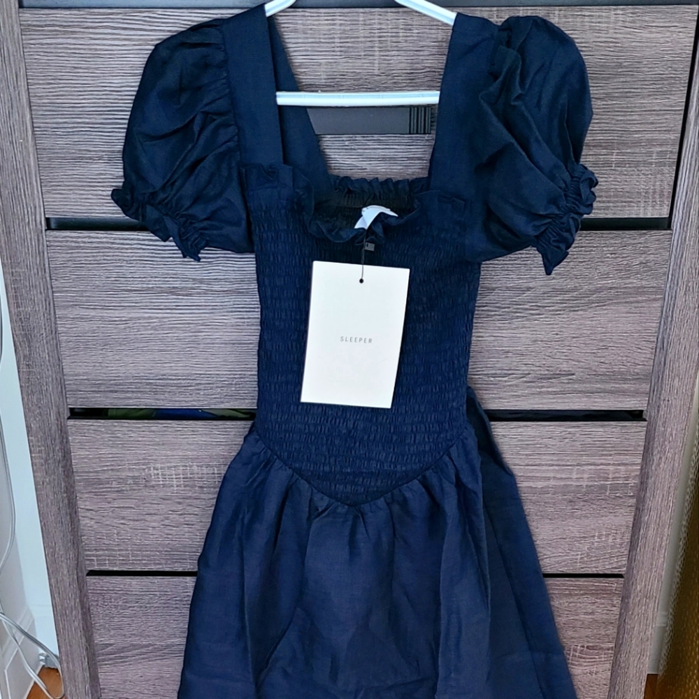Sleeper Belle Linen Dress
